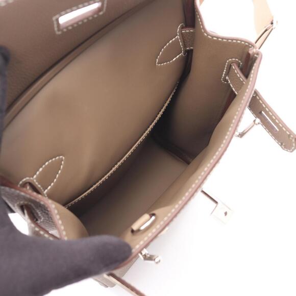 Hermes Kelly Akkad PM Waist Bag, Body Handbag, Leather, Togo Men's/Women's, Gray - Picture 3 of 7